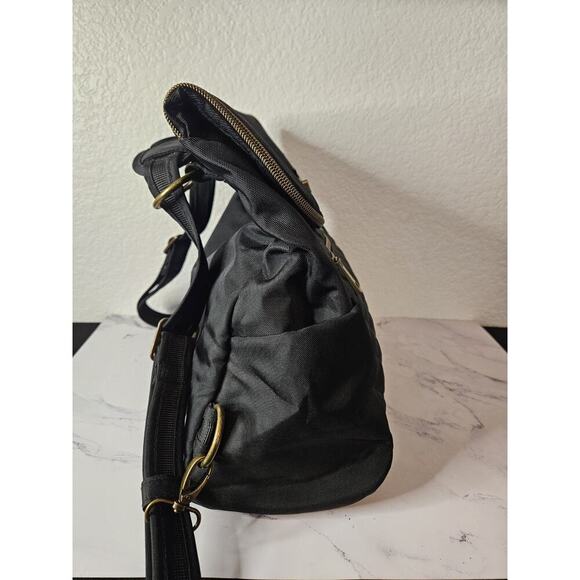 New! Travelon RFID Convertible Backpack Foldover Black 13\